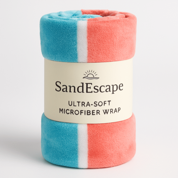 SandEscape Ultra‑Soft Microfiber Wrap